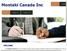 Tablet Screenshot of montaki.ca